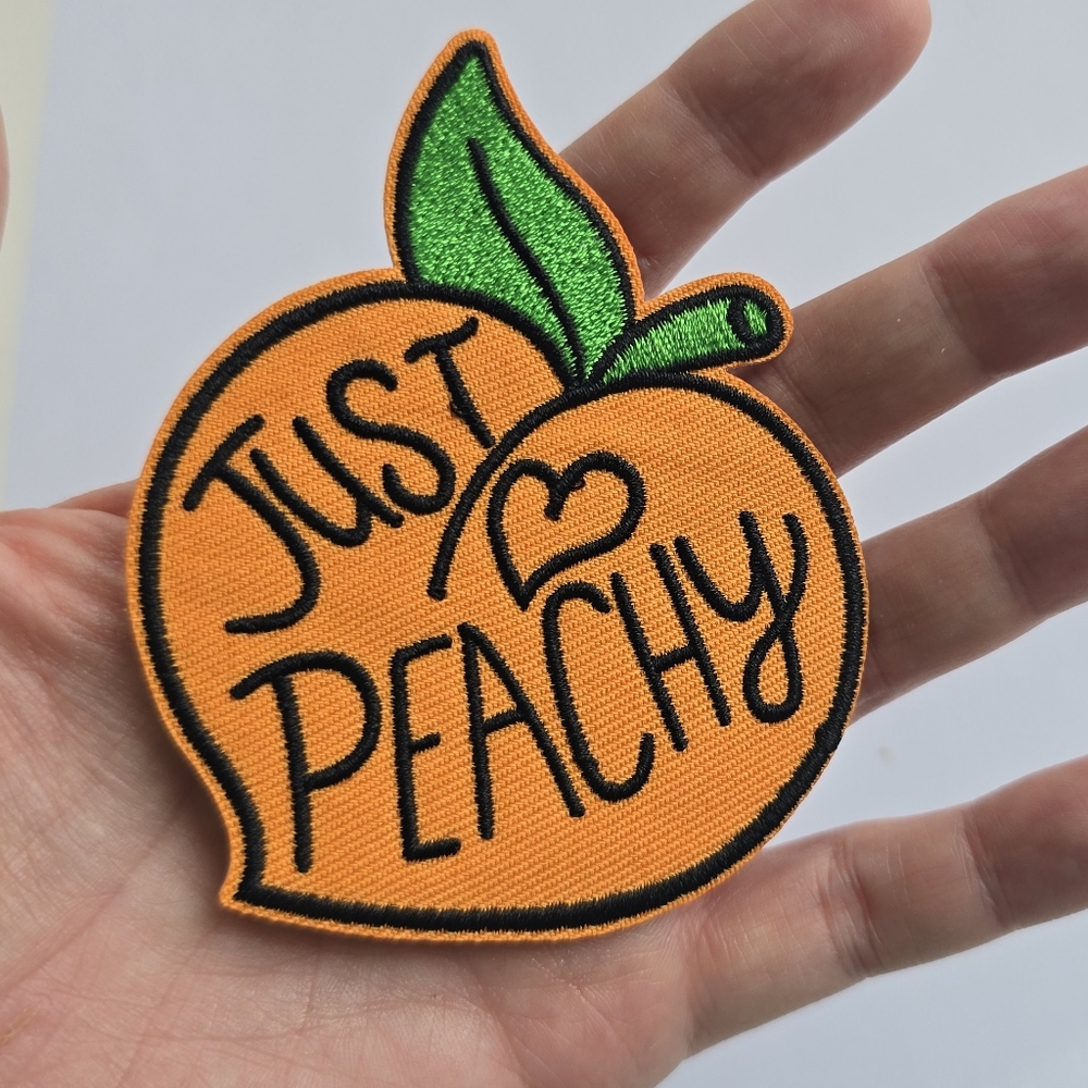 🍑 Just Peachy Iron-On Patch